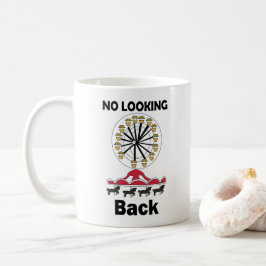 Taza De Café Paseo en Carrusel No Mires Atrás Frase Inspiradora
