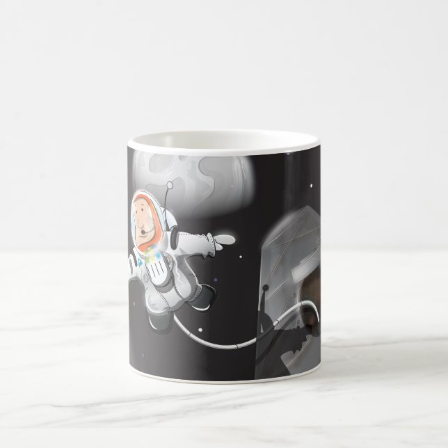 Taza De Café Paseo Espacial de Astronauta (Centro)