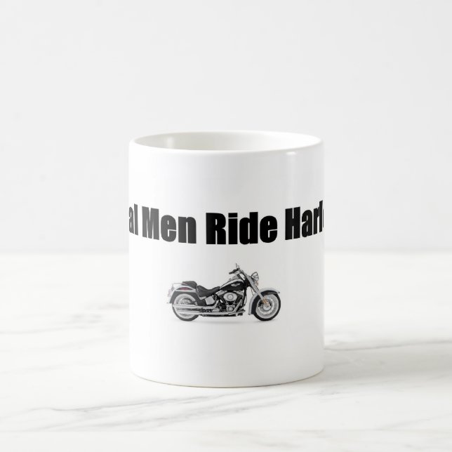Taza De Café Paseo Harley real de los hombres (Centro)