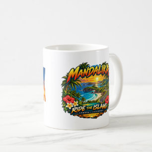 Taza De Café Paseo Personalizado por Mandalika en la Isla