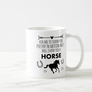 Taza De Café Paseo Pídeme Que Te Muestre Vaultin Ecuestre