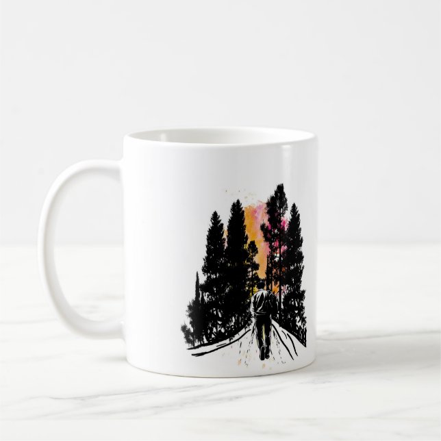 Taza De Café paseo por la belleza natural (Izquierda)