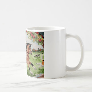 Taza De Café Paseos del Huntsman del Corgi a los perros
