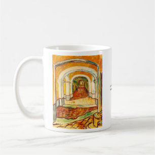 Taza De Café Pasillo en el asilo de Vincent van Gogh