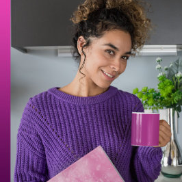 Taza De Café Pasión de ciruela - Elegante tapón de gradiente de