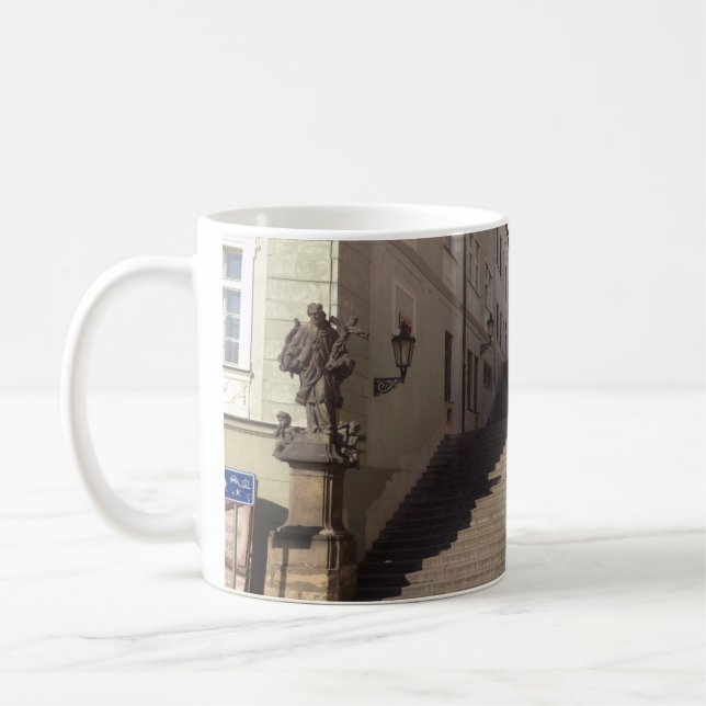 Taza De Café Pasos de Praga (escuela de Radnicke) Café Mug (Izquierda)