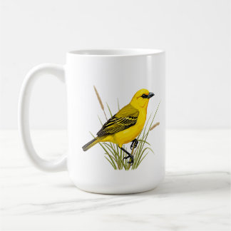 Taza De Café pássaro amarelo