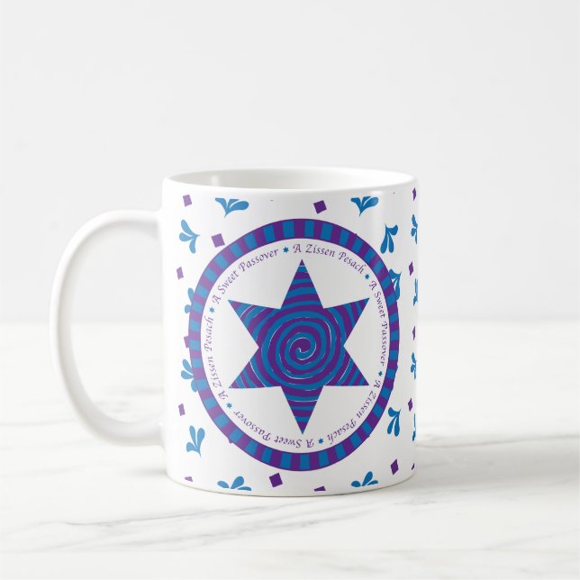 Taza De Café Passover Mug 11 oz. "Una Pascua Dulce" (Izquierda)