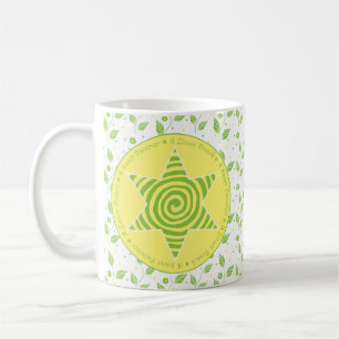 Taza De Café Passover Mug 11oz. "Una Pascua dulce" Verde/Amaril