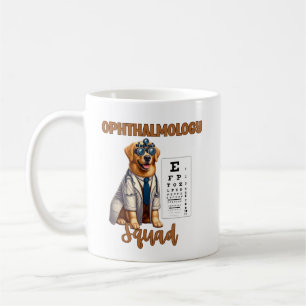 Taza De Café Pasta y visión Escuadrón de Oftalmología Animal