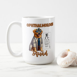 Taza De Café Pasta y visión Escuadrón de Oftalmología Animal