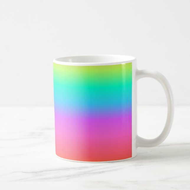 Taza De Café Pastel arcoiris (Derecha)
