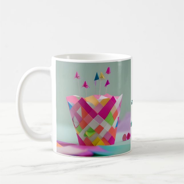 Taza De Café Pastel caprichoso para el desayuno Mug (Izquierda)