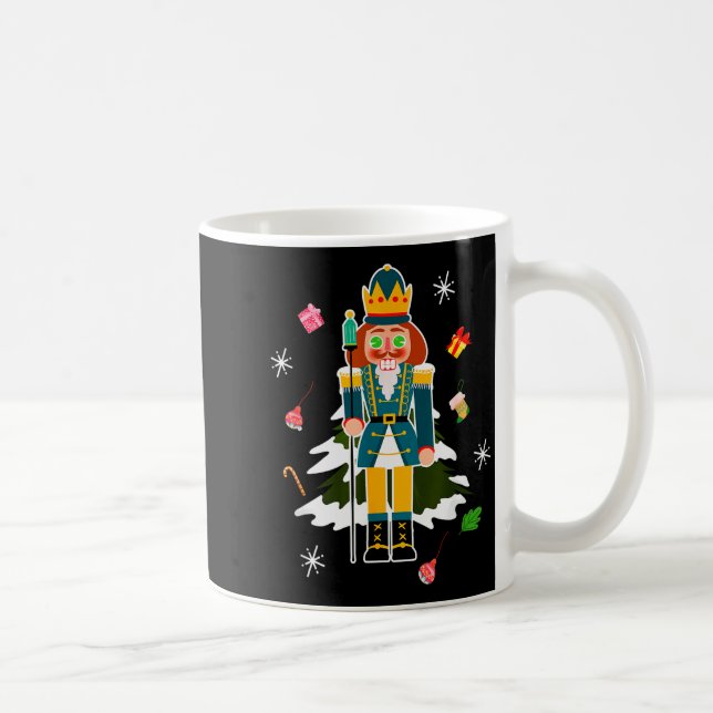 Taza De Café Pastel Christmas Nutcracker In Snow Christmas  (Derecha)