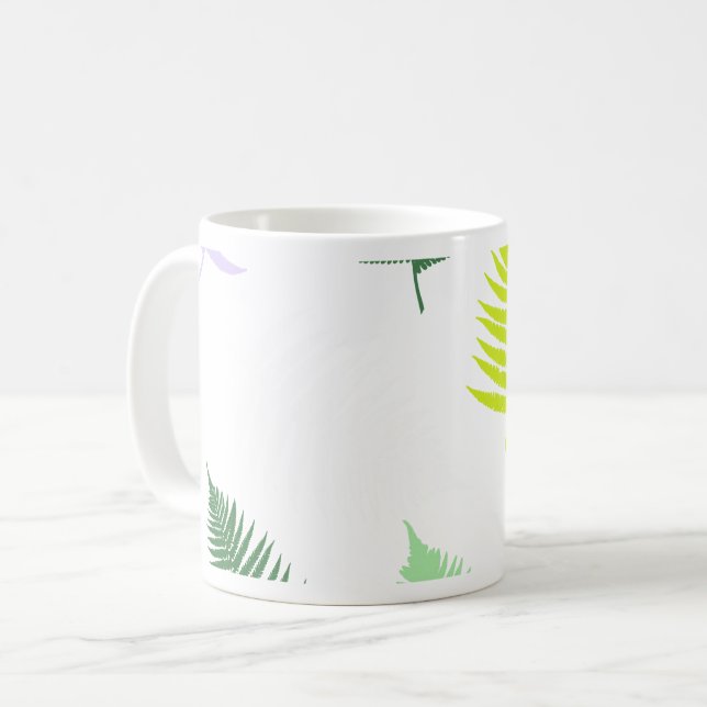Taza De Café Pastel Colours Lucky Fern (Anverso izquierdo)