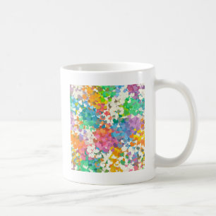 Taza De Café Pastel Confetti Hearts
