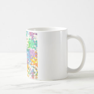 Taza De Café Pastel Confetti Hearts