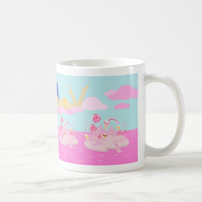 Taza De Café Pastel de caramelo rosa para la fiesta de cumpleañ (Derecha)