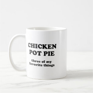Taza De Café Pastel De Pollo Tres De Mis Cosas Favoritas _1 