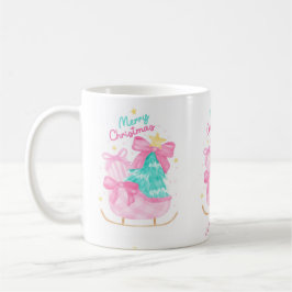 Taza De Café pastel dreams blue,pink and yellow sleigh gift