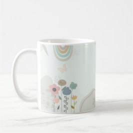Taza De Café Pastel Floral Growth Mug