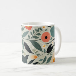 Taza De Café Pastel Floral Reverie