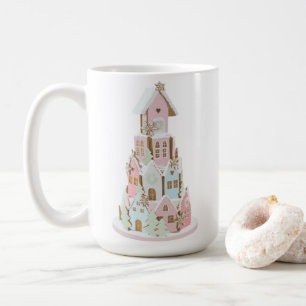 Taza De Café Pastel Gingerbread Sugar Castle Cake Mug