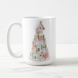 Taza De Café Pastel Gingerbread Sugar Castle Cake Mug