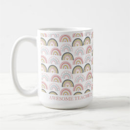 Taza De Café Pastel lindo arcoiris y un impresionante regalo pa