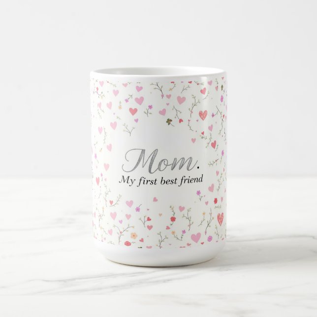 Taza De Café Pastel Love Mom Mug (Centro)