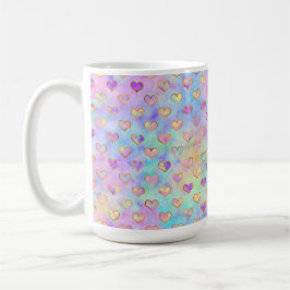 TAZA DE CAFÉ PASTEL MULTI COLORES MUG