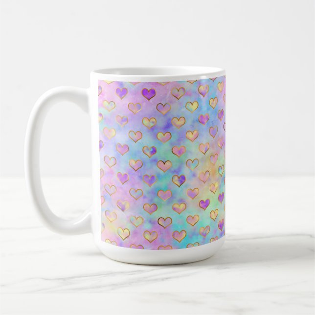 TAZA DE CAFÉ PASTEL MULTI COLORES MUG (Izquierda)