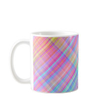 Pastel Multicolor Tejido trenzado Mug