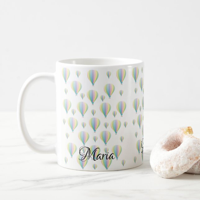Taza De Café Pastel Parachutes Mug (Con donut)