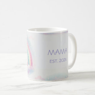 Taza De Café Pastel Pastel con miel de arcoiris - regalo de Per