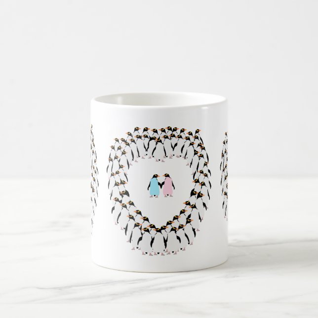 Taza De Café Pastel Penguins (Centro)