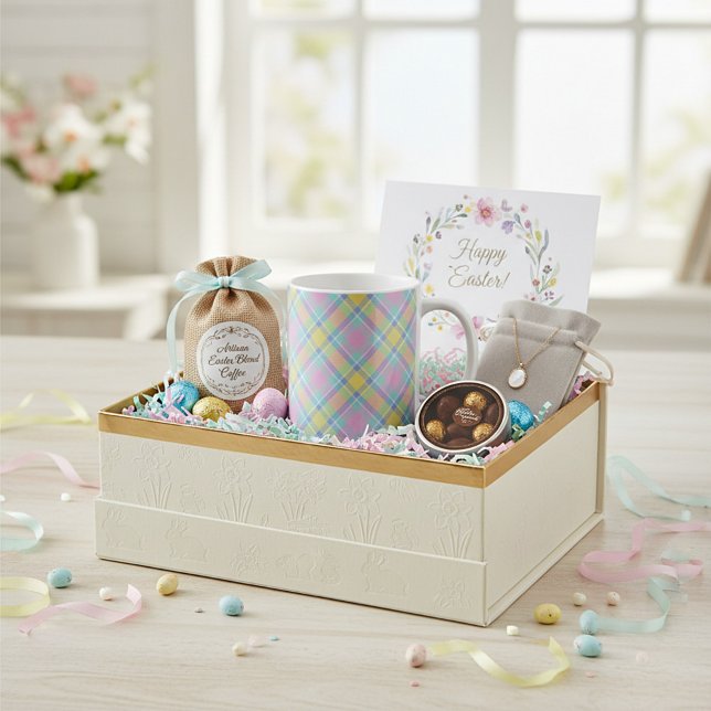 Taza De Café Pastel plaid (Subido por el creador)