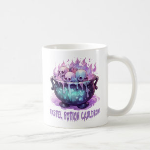 Taza De Café Pastel Potion Cauldron