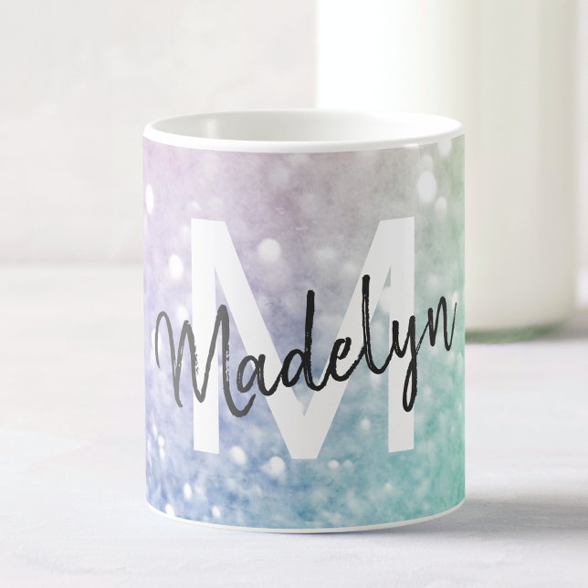 Taza De Café Pastel Purpurina Bokeh BackgroundGlam Elegant Glit (Subido por el creador)