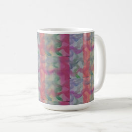 Taza De Café Pastel Resumen Arte