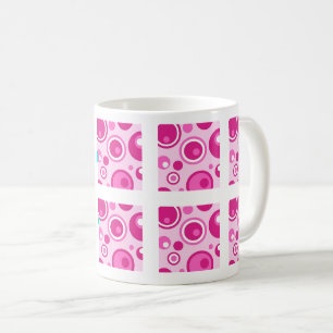Taza De Café pastel rosa abstracto
