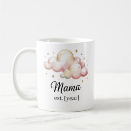 Taza De Café Pastel Rosa "Mamá Este". Mug - Regalo de Baby Show
