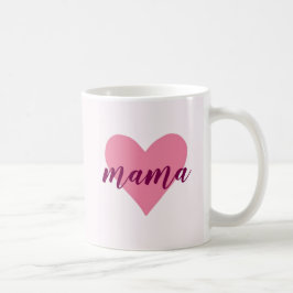 Taza De Café Pastel Rosa Mamá Mug - Dulce regalo del Día de la 
