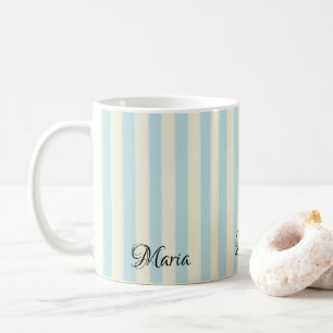 Taza De Café Pastel Stripe Mug