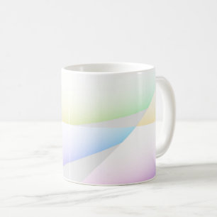 Taza De Café Pastel Triangles Coffee Mug