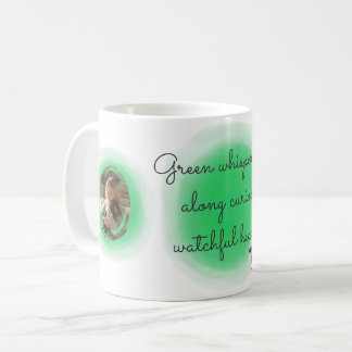 Taza De Café Pastel Verde Acuarela Dachshund Personalizado