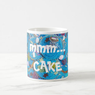 Taza De Café Pasteles azules..cake' mug