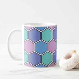 Taza De Café Pasteles de patrón de honeycomb