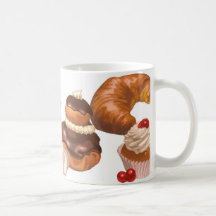 Taza De Café Pasteles franceses lindos