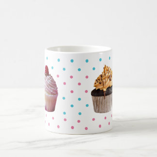 Taza De Café Pasteles y puntos de polka clásica Mug